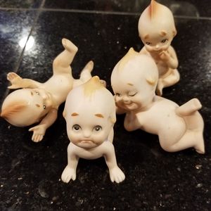 Lefton Japan Kewpie Piano Babies